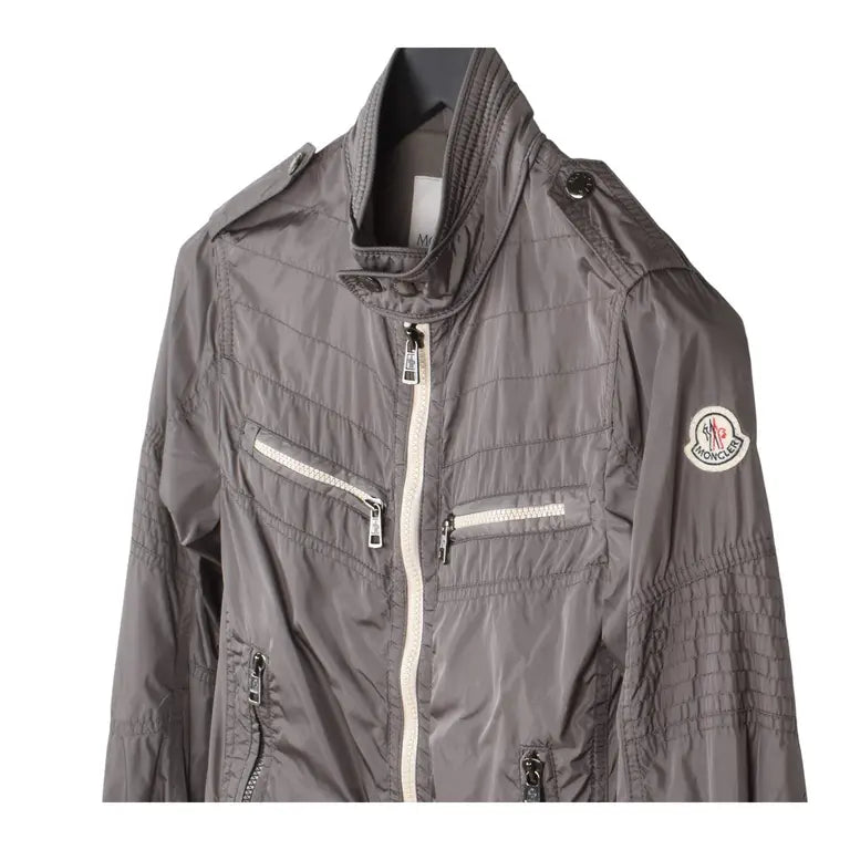 Moncler Classic Grey Down Jacket – Size XXS