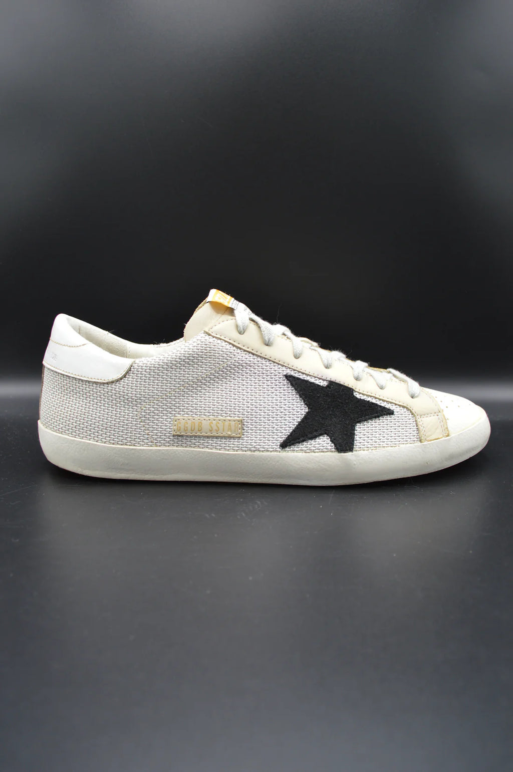 Golden Goose Superstar toile beige/noir