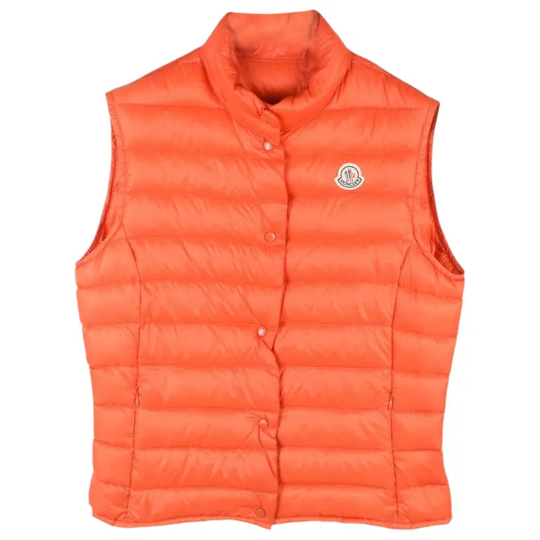 Moncler Liane Puffer Vest – Orange – Size 3 (M)