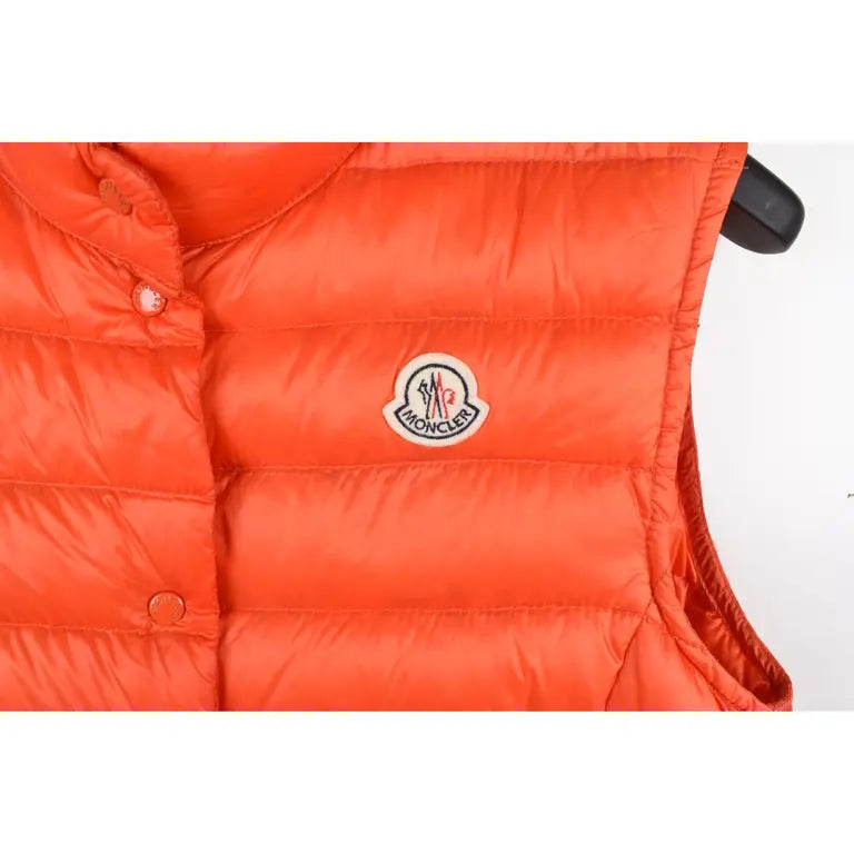 Moncler Liane Puffer Vest – Orange – Size 3 (M)
