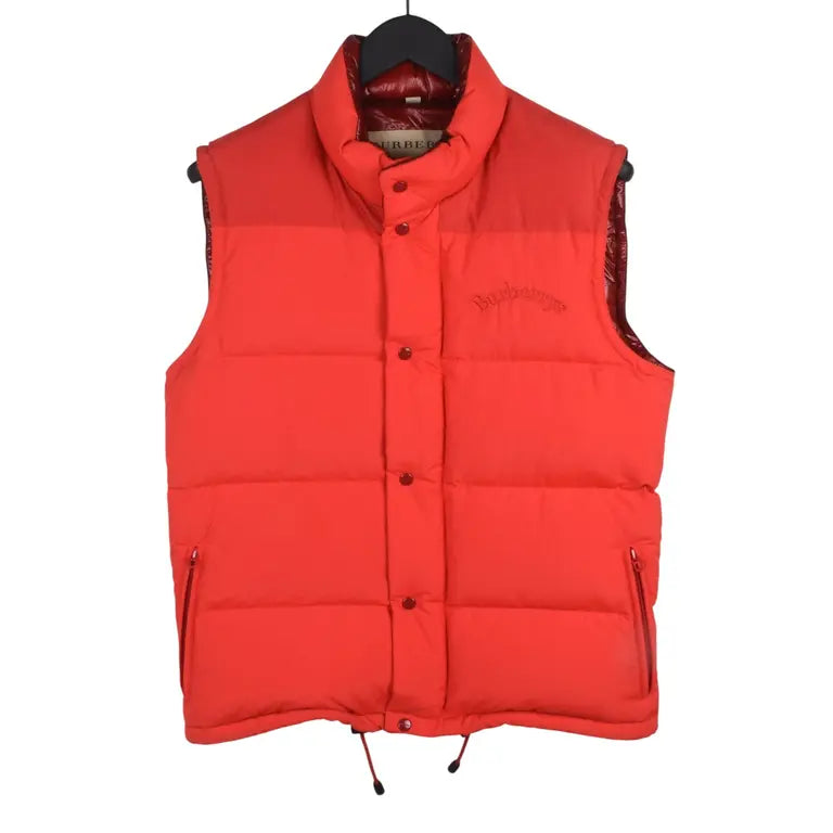 Burberry London Down Vest – Red – Size 46 (S)