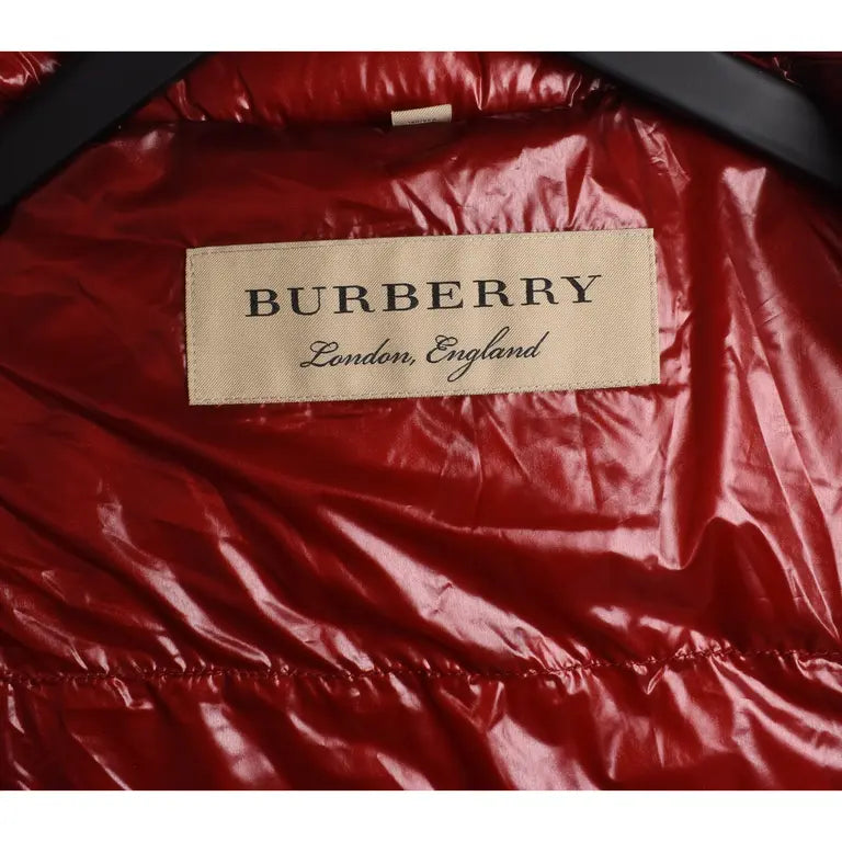 Burberry London Down Vest – Red – Size 46 (S)